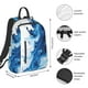 thumbnail image 2 of Fotbe Blue White Fluid Art Mochila Ligera para Hombres y Mujeres - Duradera y Resistente al Agua, Ideal para Escuela, Trabajo, Viajes y Uso Diario, 2 of 7
