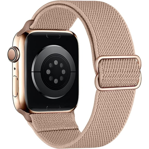 Stretchy Nylon Loop Bands Compatible with Apple Watch 38mm 40mm 41mm 42mm 44mm 49mm Adjustable Soft Elastics Strap Compatible with Apple Watch SE Ultra iWatch Series 8/7/6/5/4/3/2/1