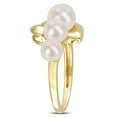thumbnail image 3 of Everly Women's Cultured Pearl Yellow Gold Plated Ring, 3 of 6