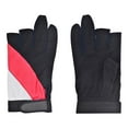 thumbnail image 3 of Colaxi 3 Cut Fingers Gloves Adult Finger Protector Gloves for Outdoor Sports Hiking Red, 3 of 10