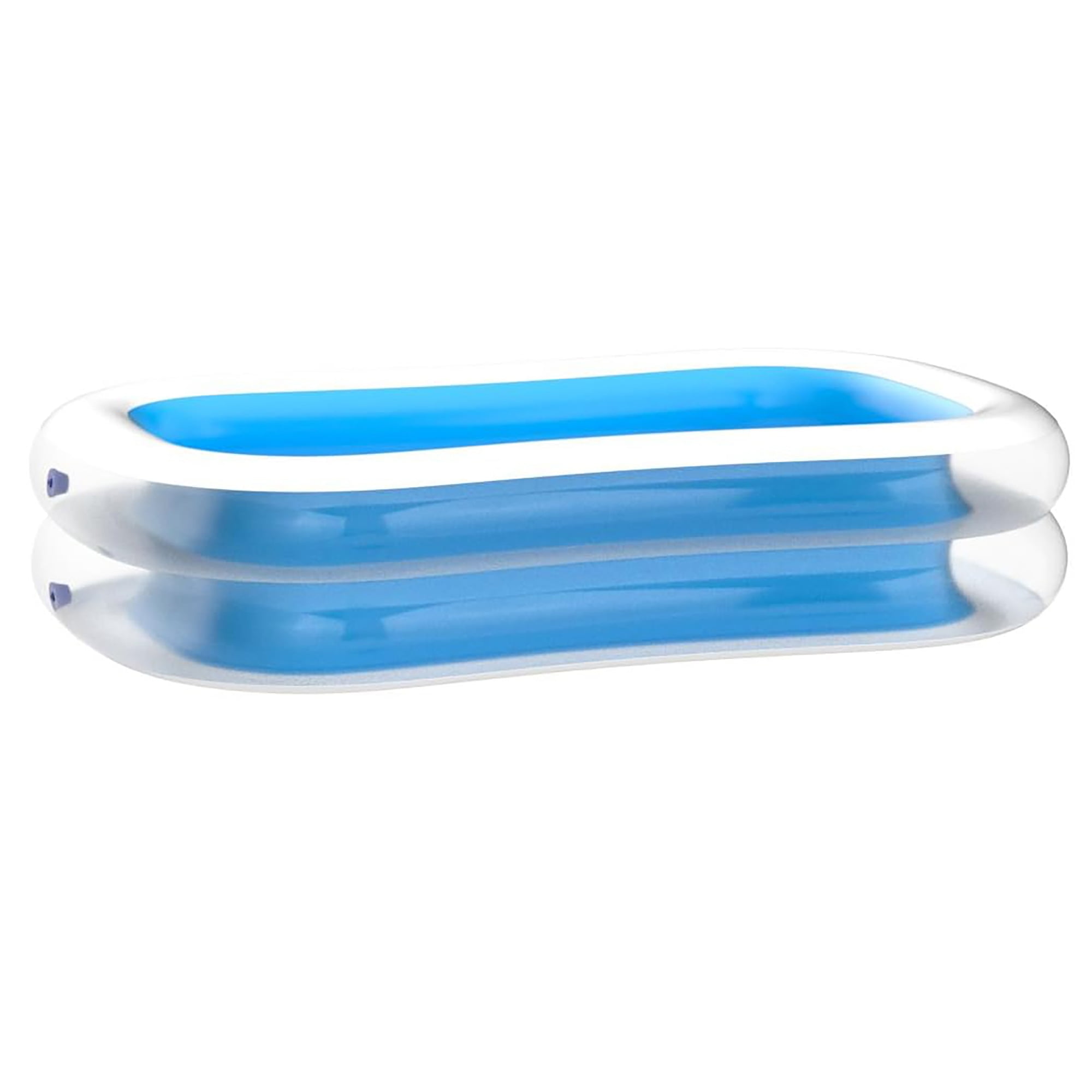 Inflatable 8.5' x 5.75' Swim Center Family Pool in Blue & White