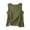 Army Green, variant on Staron Women's Casual Blouse Solid Color Split Hem Round Neck Loose Sleeveless Tank Top, Hot Pink S