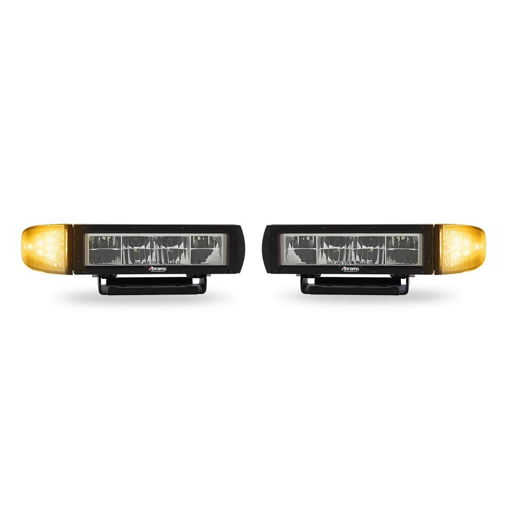 Abrams Snow Plow Lights [Heated Lens] Anti Freeze/Anti Icing Function