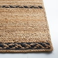 thumbnail image 3 of SAFAVIEH Natural Fiber Seanna Striped Area Rug, Natural/Black, 6' x 6' Square, 3 of 8