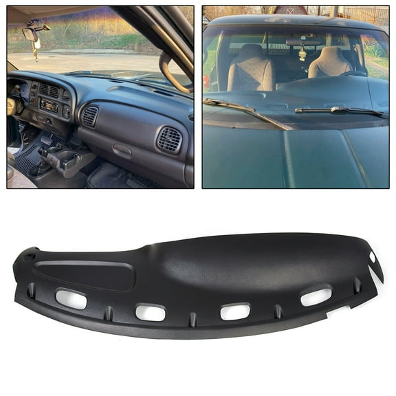 Dash Cover For 98 99 00 01 Dodge Ram 1500 2500 3500 Dashboard Overlay Cap Black