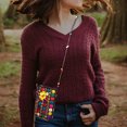 thumbnail image 4 of HONITANO Ethnic Style Coconut Shell Crossbody Bag Handmade Boho Beaded Shoulder Sling Purse for Everyday Use, 4 of 7