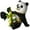 Lying Down, variant on BLEEUS Panda Statue Solar Light Resin Solar Garden Decor For Mom Grandma Home Supplies (Sitting)