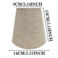 thumbnail image 2 of Cloth Lamp Shade Drum Lampshade Round lamp Shade Small Lamp Shades Lampshade Linen Pendant Lamp Shade Floor Lamp Shade Large Lamp Retro Lamp Cover Beige, 2 of 6
