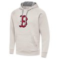 thumbnail image 2 of Men's Antigua Cream Boston Red Sox Victory Pullover Hoodie, 2 of 3