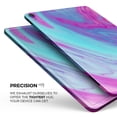 thumbnail image 3 of DesignSkinz Marbleized Pink Ocean Blue v32 Full-Body Skin Decal Wrap Cover for iPad Pro 9.7" (A1673/A1674/A1675), 3 of 4