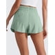 thumbnail image 2 of Short falda CRZ YOGA de talle alto con volantes, shorts deportivos talla grande, 2 of 5