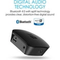 thumbnail image 4 of MEE audio Transmisor de audio Inalámbrico DualStream S1 Bluetooth para 2 Auriculares con Tecnología aptX de Baja Latencia; Conector de 3,5 Mm, Auxiliar, RCA O Conectividad Optica para TV (Negro), 4 of 8
