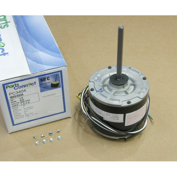 Air Conditioner Condenser Fan Motor Totally Enclosed (TENV) 1/4 HP 230