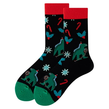 

Utoimkio Clearance Christmas Knee High Socks for Women Women Mens Unisex Christmas Gifts Casual Winter Warm Cotton Socks Knit Soft Long Socks