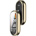 thumbnail image 3 of KOMI 3 Pack Compatible with Mi Band 8 Screen Protector Case, 3D Curved Soft TPU Protective Film Cover Full Coverage HD Anti-Scratch Guard Bumper Frame Black+Sliver+Light Gold, 3 of 5