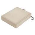 thumbnail image 3 of Classic Accessories Montlake FadeSafe Water-Resistant Patio Chair Seat Cushion, 21 x 19 x 5 inch, Antique Beige, 3 of 15