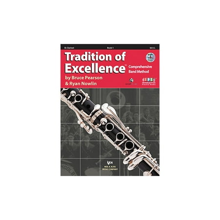 B-flat Clarinet Music Book - KJOS Tradition Of Excellence Book 1 for Clarinet