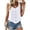 White, variant on Womens Scoop Neck Cotton Linen Tank Tops Button Down Sleeveless Shirts Vest Top Summer Casual Beach Vacation Shirt M
