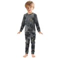 thumbnail image 6 of FORMRS Toddler Unisex Long Sleeve Top and Pants Pajama Set 2-Piece Sleepwear, Sizes 18M-8Y, Gray Sky Pattern, 6 of 6