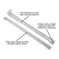 thumbnail image 3 of Hickory Hardware P1700/16-5Pack (5) Pairs - White, 3 of 6