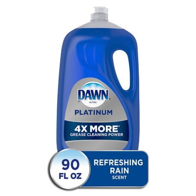 Dawn Liquid Dish Soap, Refreshing Rain Scent, 90 Fluid Ounce