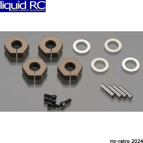 TEKNO RC LLC Wheel Hexes 12mm aluminum 4pc SCT410 TKR5571A Electric Car/Truck Option Parts