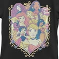 thumbnail image 2 of Girl's Disney Collage Emblem  Graphic Tee Black X Small, 2 of 4