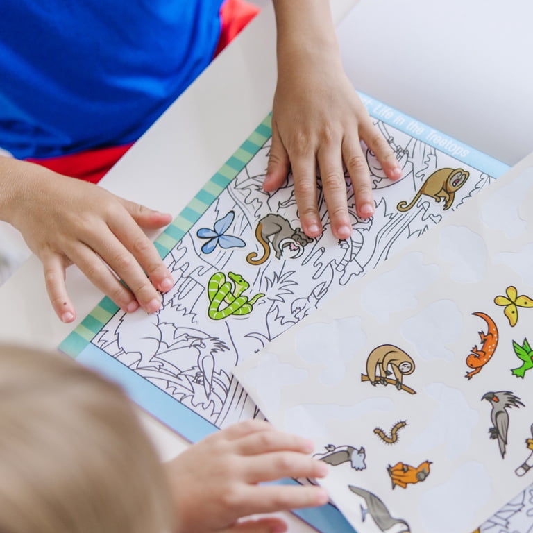 Melissa & Doug Seek and Find Sticker Pad, Animals photo 7
