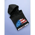 thumbnail image 3 of Patriotic Sunflower Usa Hoodie Women -Image by Shutterstock, Female XX-Large, 3 of 4