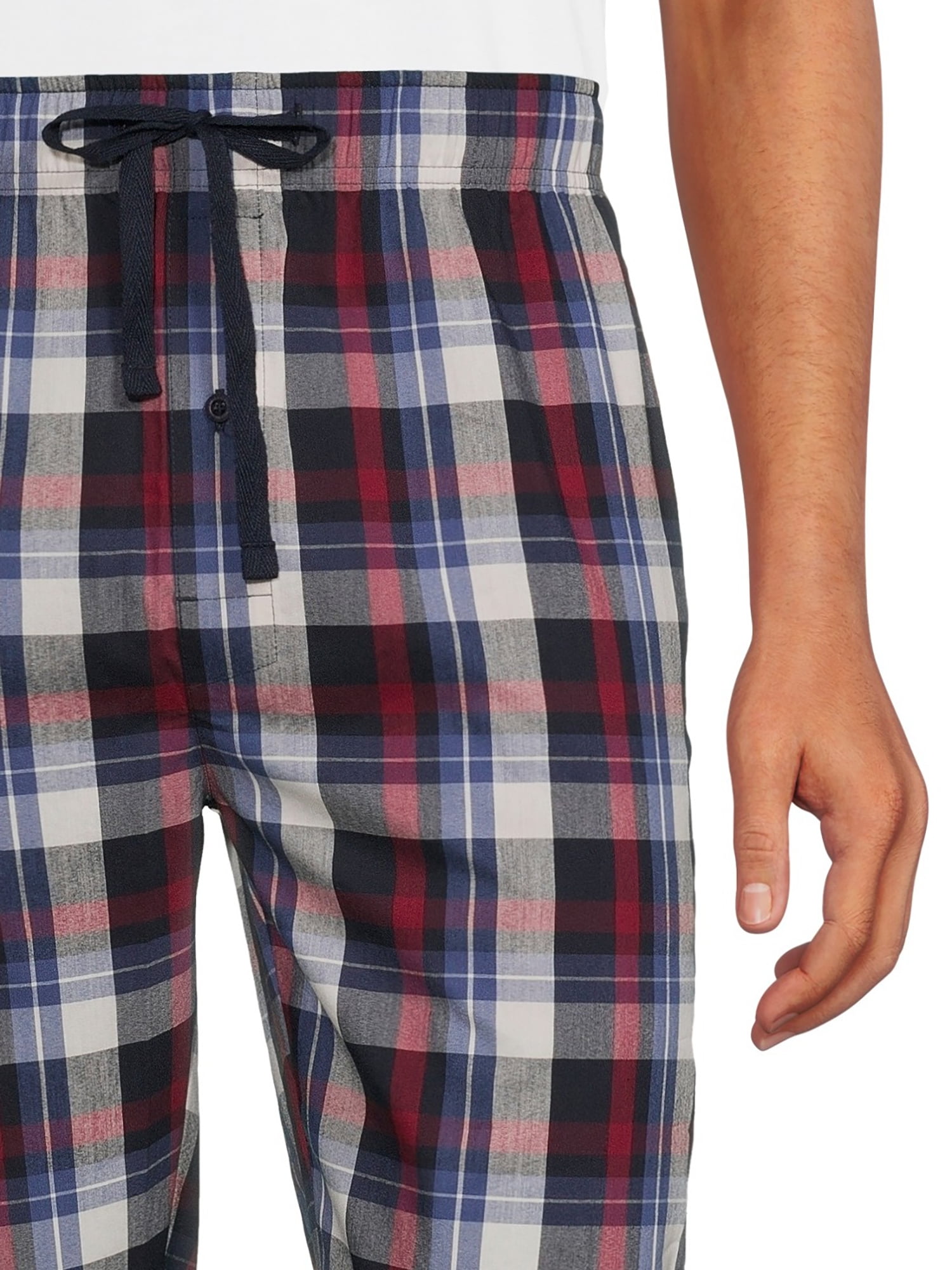 Hanes Men's and Big Men's Woven Stretch Pajama Pants, Sizes S-5X
