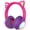 Hot Pink/Deep Purple, variant on FosPower Kids Bluetooth Headphones with LED Cat Ears (85/94dB Volume Limit & 60H Play Time) Foldable Wireless/Wired Headset with 3.5mm Cable for School/Travel - Light Pink/Light Purple