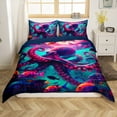 thumbnail image 1 of Erosebridal Housse de Couette Animal Pieuvre Jumeau, Literie Thème Mer Taille Jumeau, Décor Océan, Réversible, Légère, 2 Pcs (Sans Couette), 1 of 7