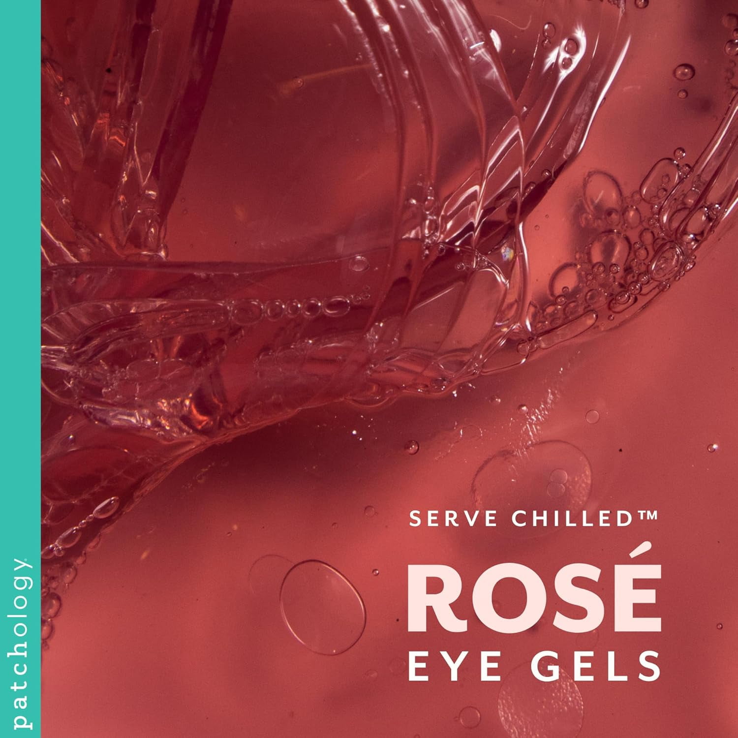 Patchology Serve Chilled Rose Eye Masks Gel, 15 Pack