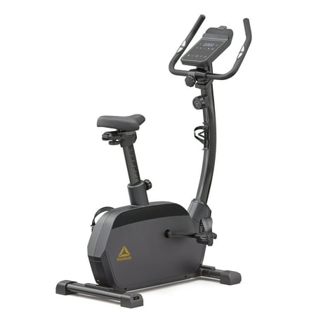 Reebok FR20 Exercise Bike, Black, Indoor Upright Stationary Cycling, Cardio Exercise, 8 resistance levels
