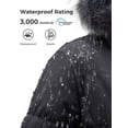 thumbnail image 5 of Wantdo Men's Recycled Big and Tall Thicken Coat Warm Winter Quilted Parka Jacket with Faux Fur Lined Hood Dark Gray 4XL, 5 of 9