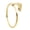 Polished Brass, variant on Luna Wall Mounted Towel Ring, Polished Nickel