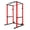 red, variant on 1200 lbs Red Exercise Power Cage with Barbell Safety Racks, 2"x2" Thickened Steel Squat Cage, J-Hooks Pull-Up Station for Home Gym Lifting