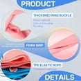 thumbnail image 3 of BESTSKY Stretch Bands for Exercise,59.06"*5.91"*0.14" Repeated Serviceable Stretch Bands for Exercise,0.15Lb Tpe Stretching Strap,Purple, 3 of 7