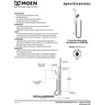 thumbnail image 5 of Moen 3667Ep 1.75 GPM Multi Function Hand Shower - Nickel, 5 of 8
