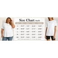 thumbnail image 5 of TEMOFON Shirts for Women Summer 100% Cotton Crew Neck Short Sleeve Basic T Shirts Casual Comfy Loose Womens Tops M, 5 of 9