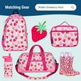 thumbnail image 5 of Wildkin Velour Nap Mat for Toddler Boys and Girls (Strawberry Patch), 5 of 8