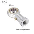 thumbnail image 3 of Uxcell Spherical Rod End Self lubricated Joint Bearing Right Hand Female Thread Connector 8mm, 3 of 6