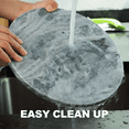 thumbnail image 3 of Koville Luxury Marble Granite Cutting Board for Kitchen,Round, 11*11in, Rhino Grey, 3 of 7