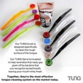 thumbnail image 5 of Peak Essentials Original TUNG Brush Kits - Tongue Cleaner - Odor Eliminator - Fight Bad Breath - Fresh Mint - BPA Free - Made in America - (1 Count), 5 of 8