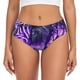 thumbnail image 1 of Fotbe Purple Pattern White Tiger Calzones Estampados para Mujer – Ropa Interior de Algodón, Cómoda, Suave y Elástica-X-Large, 1 of 6