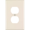 thumbnail image 1 of Placa de pared Leviton Almond, 1 banda, nailon, dúplex, salida x20, 1 of 1