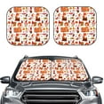 thumbnail image 2 of Balery 2 Piece Autumn Gnome Car Windshield Sun Shade|Foldable Front Windshield Shade for Car Front Window for Most Sedans SUV Truck-Medium, 2 of 7