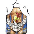 thumbnail image 1 of 1pc Adult Household Kitchenapron Fun Printing Household Cleaning Apron, 1 of 5