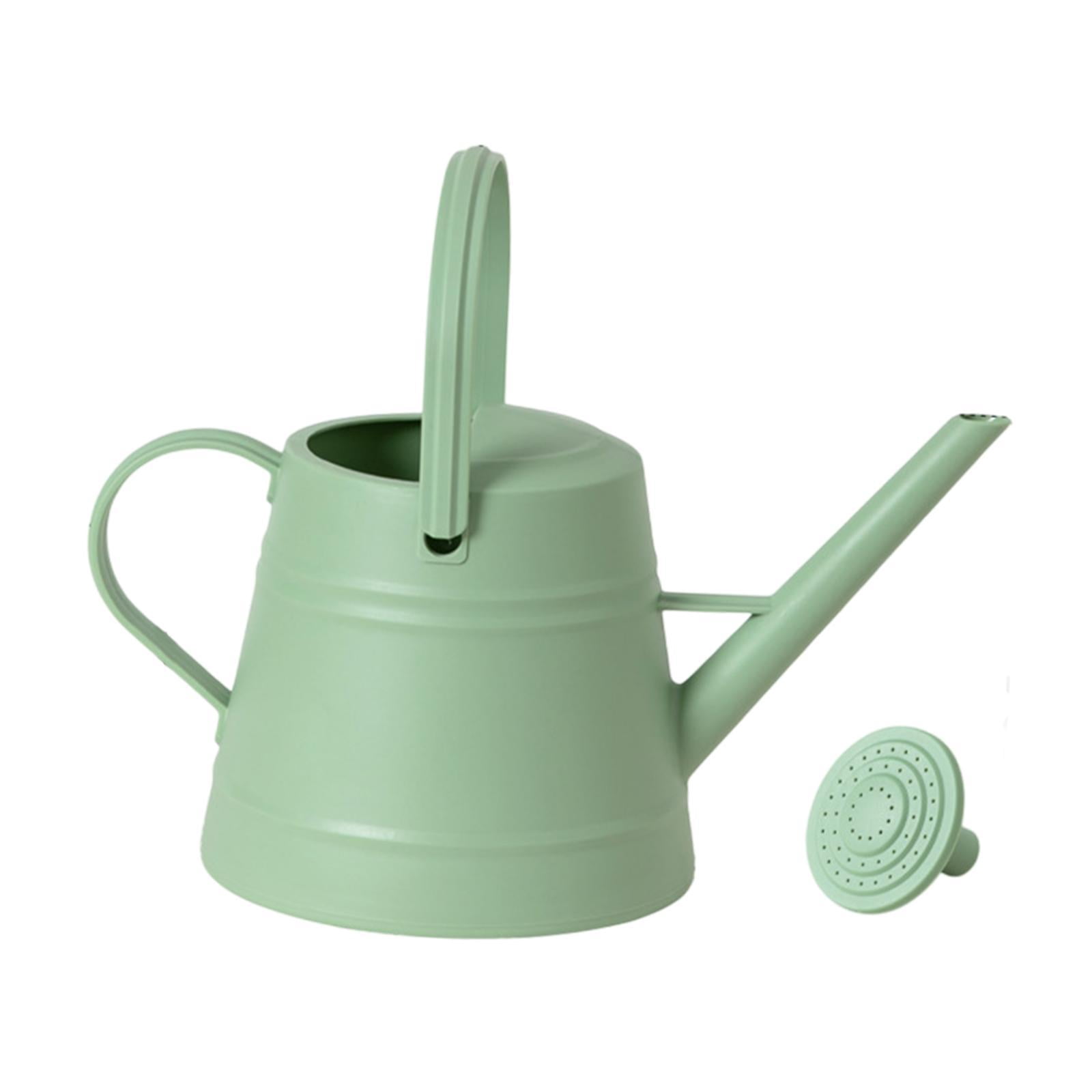figatia Long Spout Water Can Flower Watering Can Enlarged Water Inject Port Gardening Tool Plant Watering Device for Household Garden Green