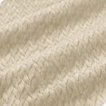 thumbnail image 3 of Bare Home Couverture Texturée en Molleton Microplush - 300 G/m2 - Micro-Polaire Duveteuse - Douce et Moelleuse - Grand Lit/queen, Oyster, 3 of 6